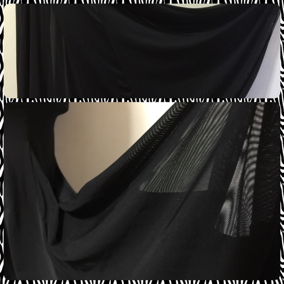 COPY - 💋💋💋Long Black Illusion Stretch dress💋💋💋 - Picture 8 of 8